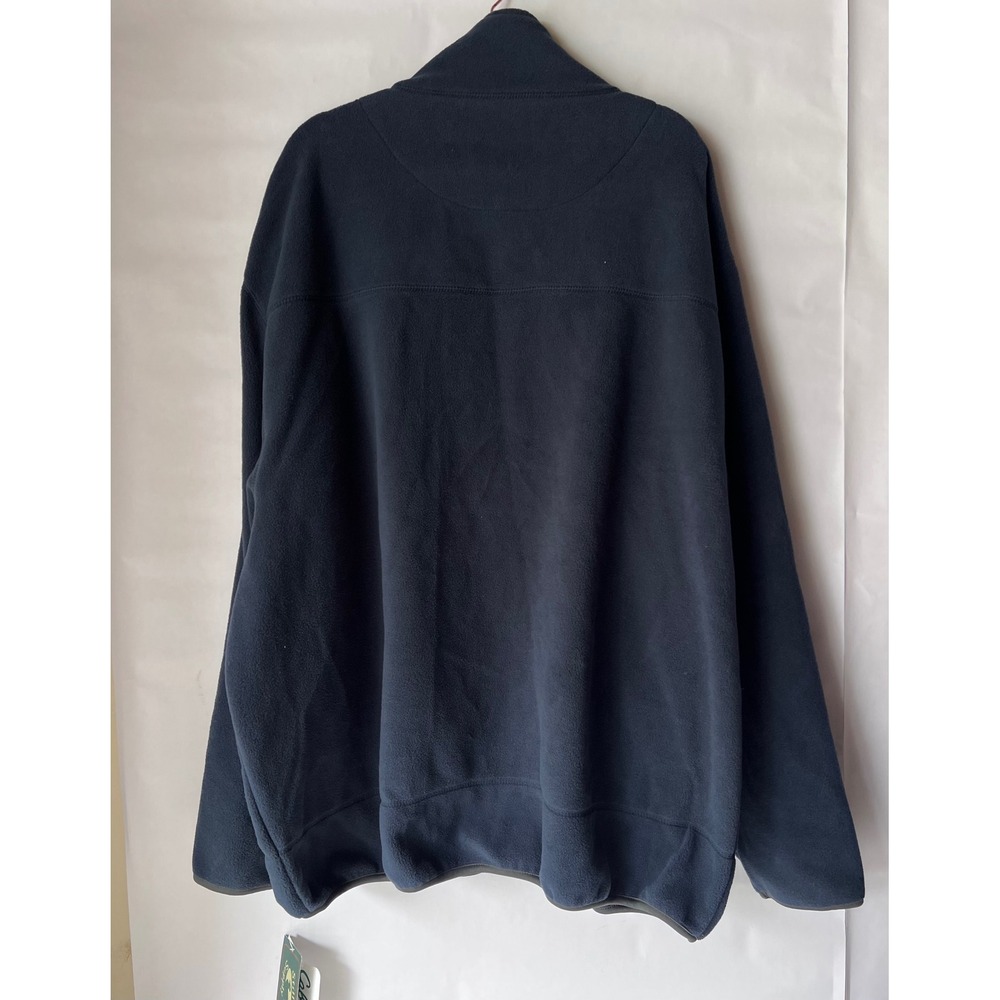 Stillwater Supply Co Mens Full Zip Fleece Jacket Marine Blue Cabelas Logo XL NEW - Picture 4 of 6